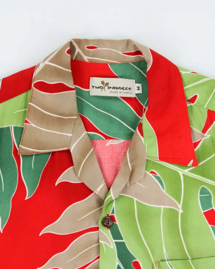 Vintage 1990s Two Paddles Made In USA Hawaiian Shirt - M sold by Rokit product image thumbnail 5