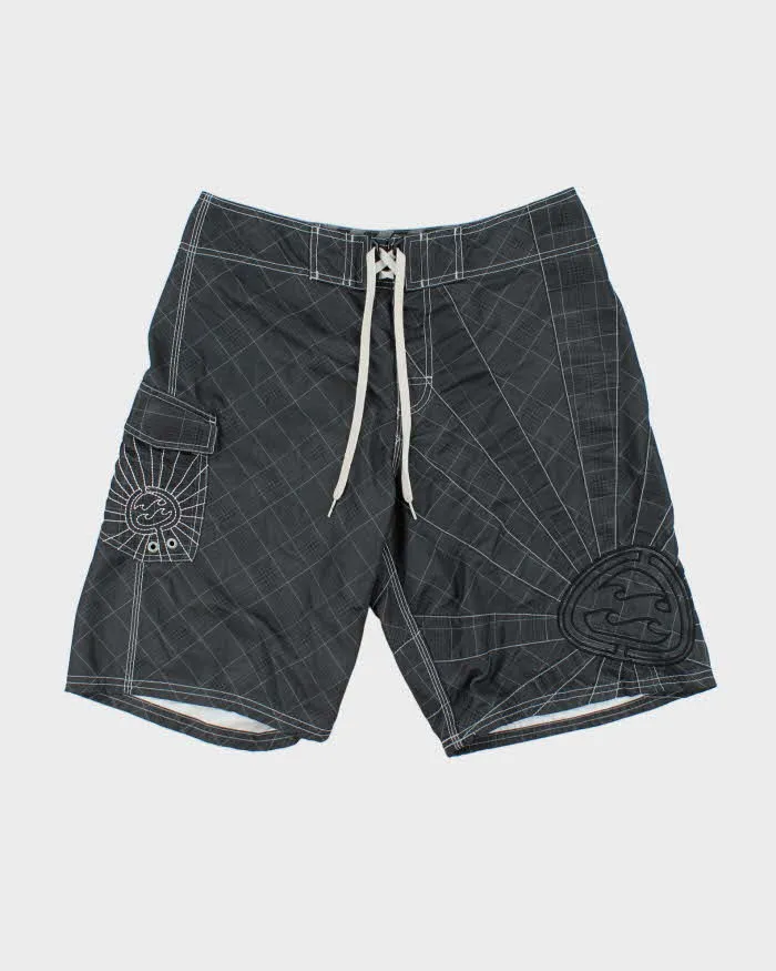 Vintage Y2K 00s Billabong Embroidered Relaxed Fit Board Shorts - L sold by Rokit