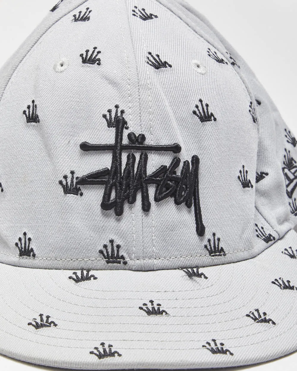 2014 Stussy x New Era 59Fifty Crown Monogram Wool Blend Fitted Baseball Cap - 7 1/2 sold by Rokit product image thumbnail 3