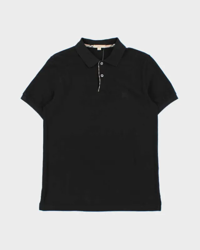 Vintage Y2K 00s Burberry Brit Nova Check Trim Short Sleeve Polo Shirt - M made by Burberry