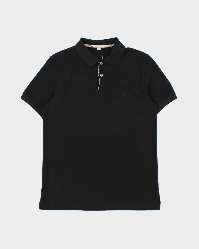 Vintage Y2K 00s Burberry Brit Nova Check Trim Short Sleeve Polo Shirt - M sold by Rokit