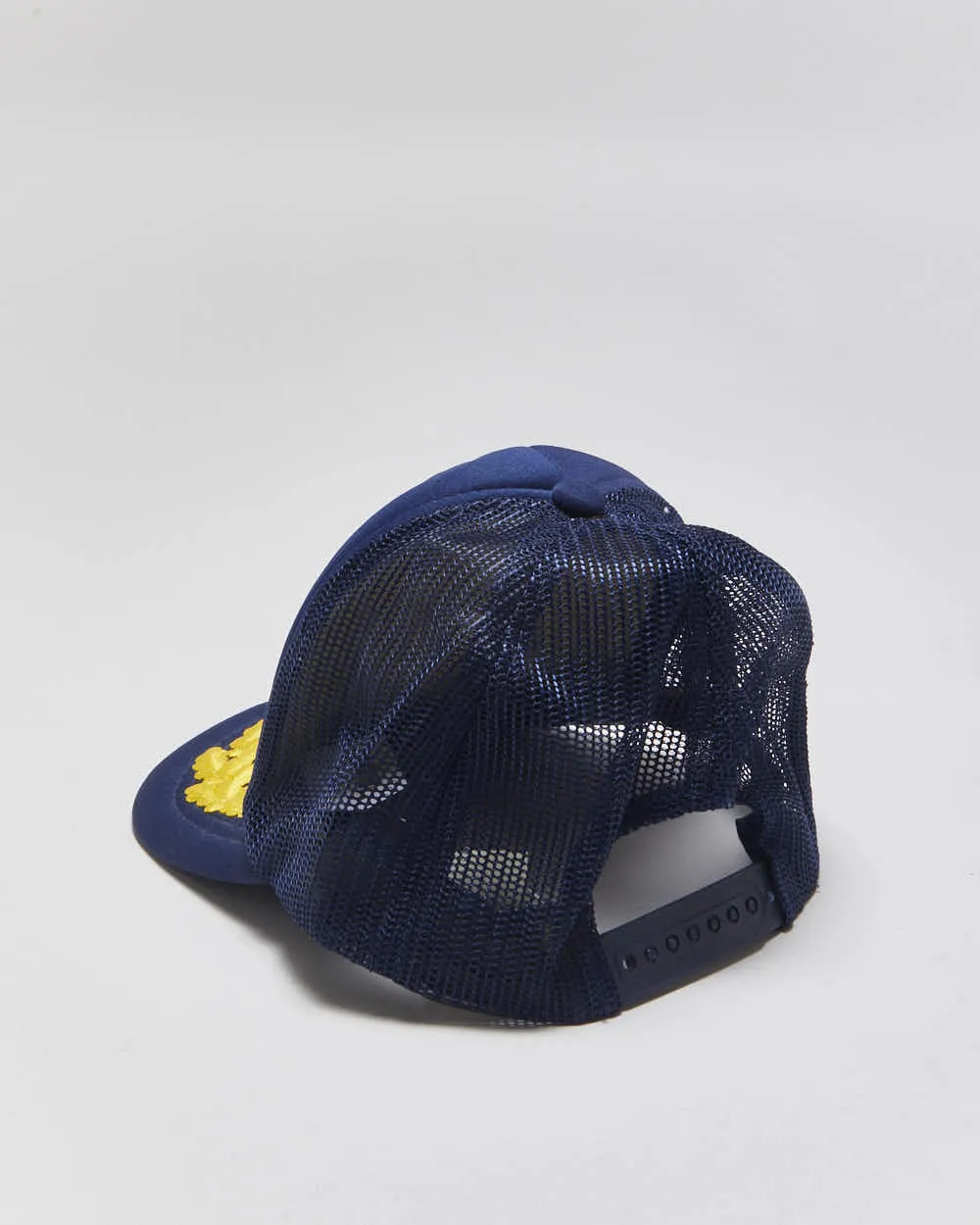 Vintage 1990s Custom Crushing AJM Headwear Flatbill Trucker Hat - OS sold by Rokit product image thumbnail 2