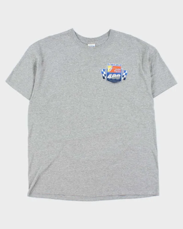 Vintage Federated Autoparts International Raceway Marl Grey Gildan Crewneck T-Shirt - XL made by Rokit