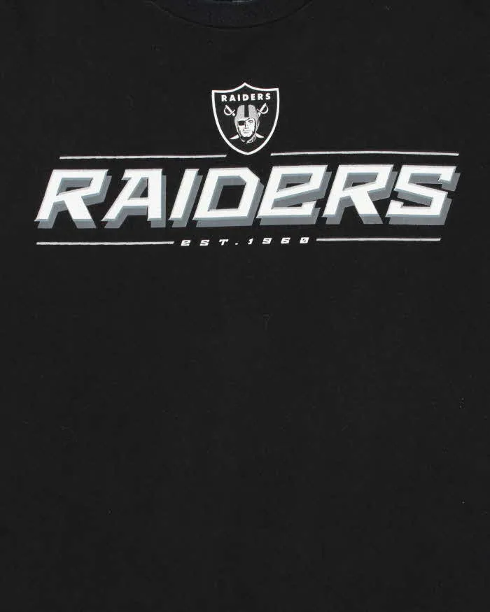 Vintage Las Vegas Raiders NFL Team Apparel Heavyweight Crewneck T-Shirt - L sold by Rokit product image thumbnail 4
