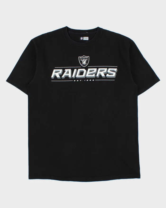 Vintage Las Vegas Raiders NFL Team Apparel Heavyweight Crewneck T-Shirt - L sold by Rokit