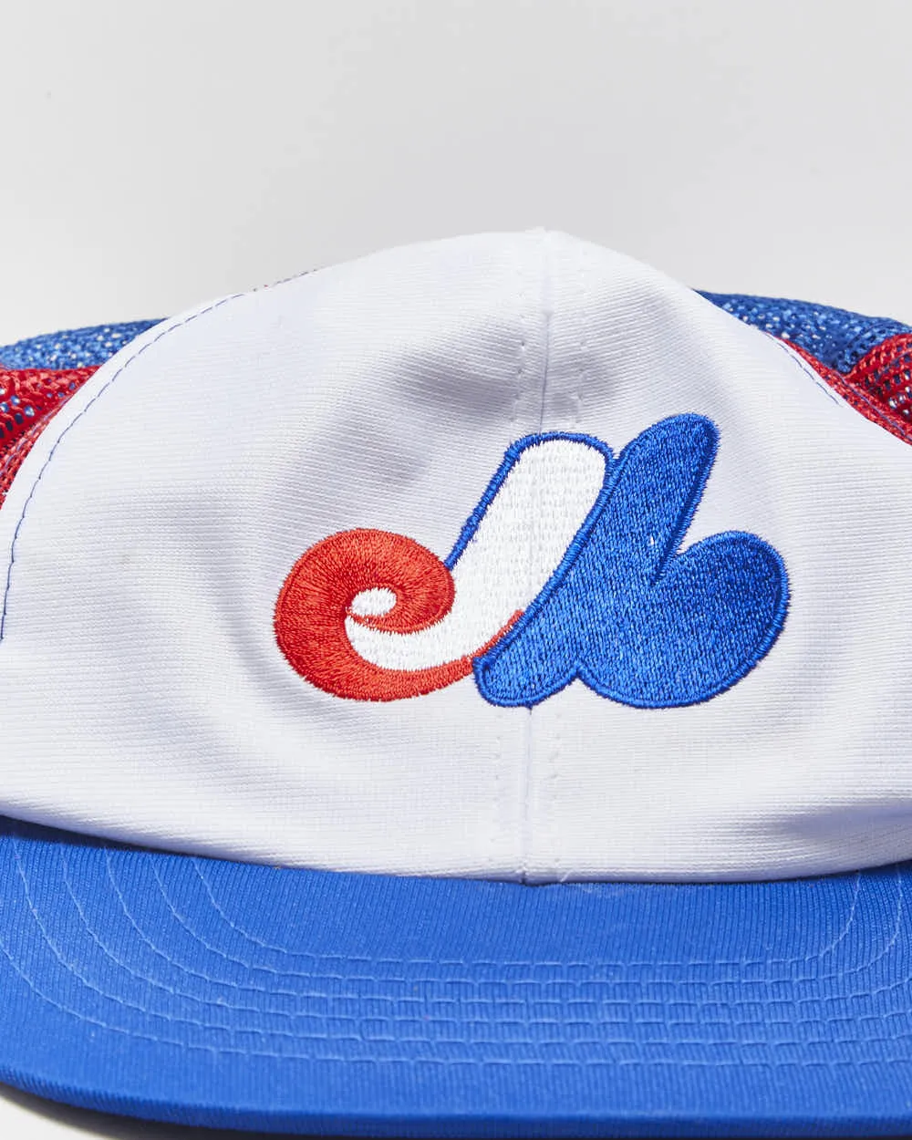 Vintage 1980s Montreal Expos MLB Ted Fletcher Flat Bill Trucker Hat - OS sold by Rokit product image thumbnail 3