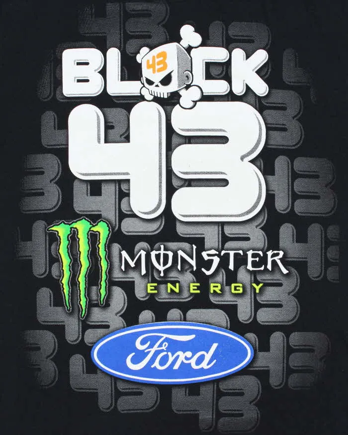 Vintage Ken Block #43 Ford Racing Monster Energy Heavyweight Crewneck T-Shirt - M sold by Rokit product image thumbnail 4