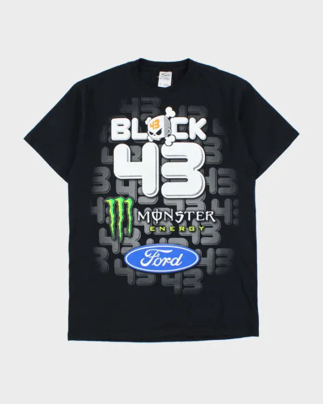 Vintage Ken Block #43 Ford Racing Monster Energy Heavyweight Crewneck T-Shirt - M made by Fruit of the Loom