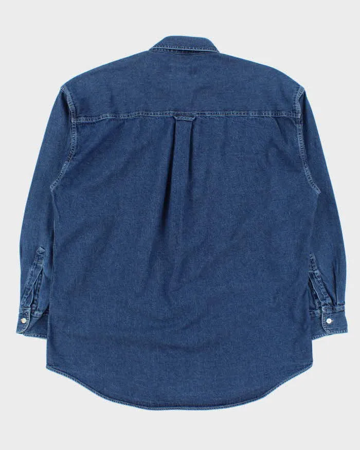 Vintage Y2K 00s Chaps Ralph Lauren Heavyweight Long Sleeve Denim Shirt - L sold by Rokit product image thumbnail 2