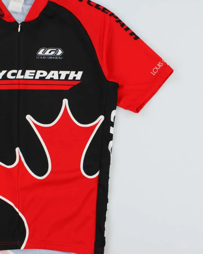 Vintage Y2K 00s Louis Garneau The Cycle Path 3/4 Zip Cycling Jersey - M sold by Rokit product image thumbnail 3