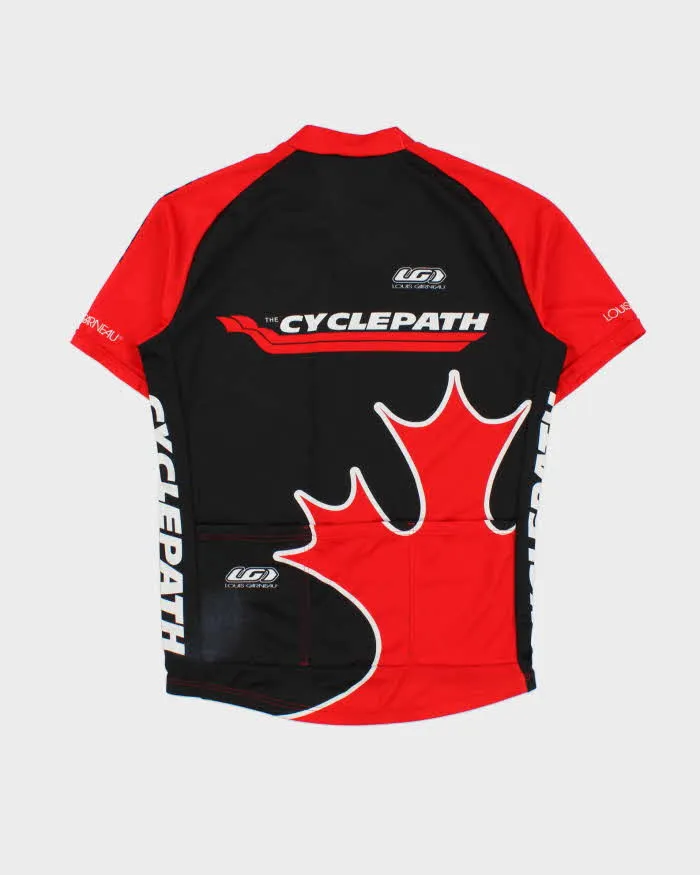 Vintage Y2K 00s Louis Garneau The Cycle Path 3/4 Zip Cycling Jersey - M sold by Rokit product image thumbnail 2