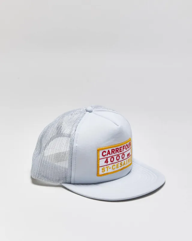 DS Vintage 1980s Carrefour St - Cesaire Flat Brim Trucker Hat - OS made by Rokit