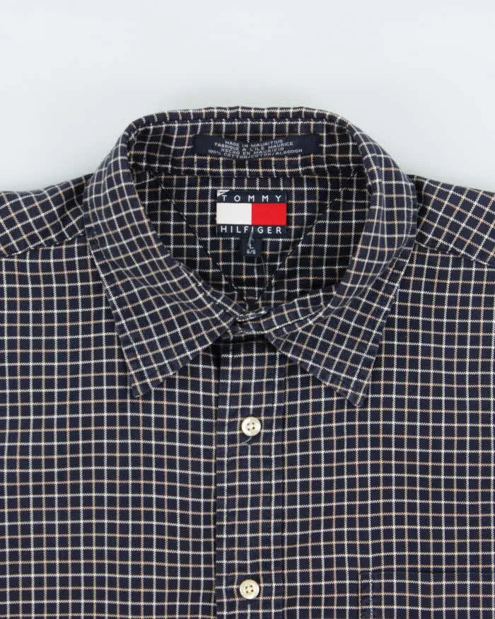 Vintage 1990s Tommy Hilfiger Windowpane Check Long Sleeve Shirt - L sold by Rokit product image thumbnail 5