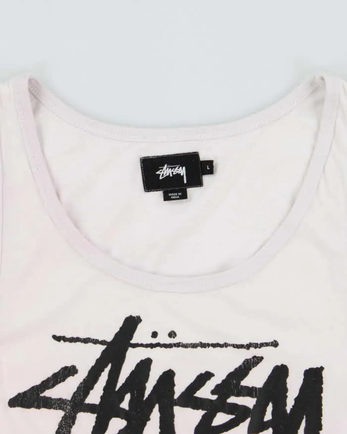 Vintage Stussy World Tour Big Cities Two-Tone Tank Top - L sold by Rokit product image thumbnail 5