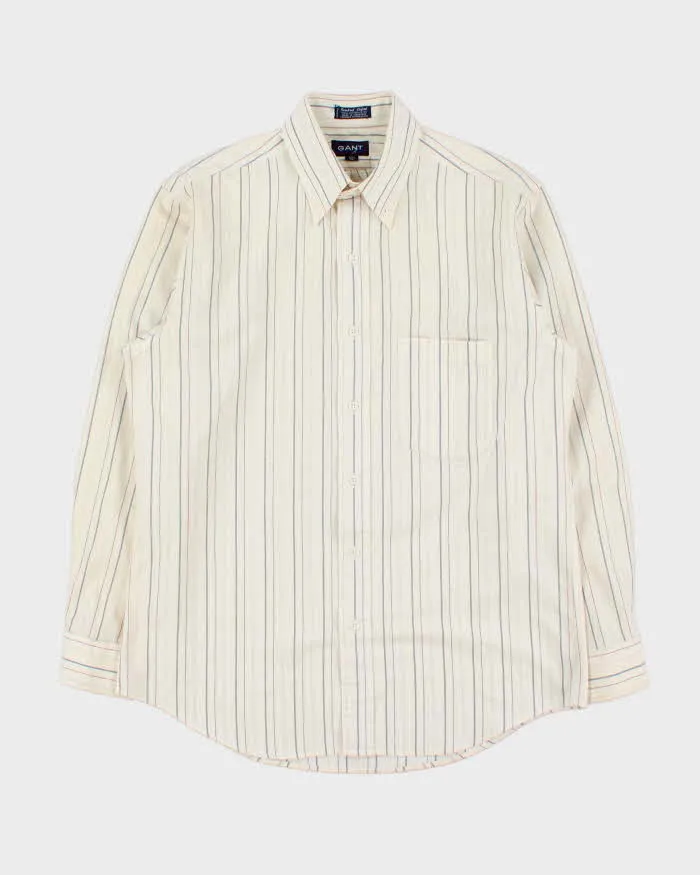 Vintage 1990s Gant Purebred Oxford Striped Long Sleeve Shirt - M sold by Rokit