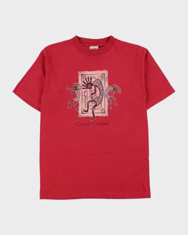 Vintage Grand Canyon Prairie Mountain Made In USA Heavyweight Single Stitch Crewneck T-Shirt - M made by Rokit