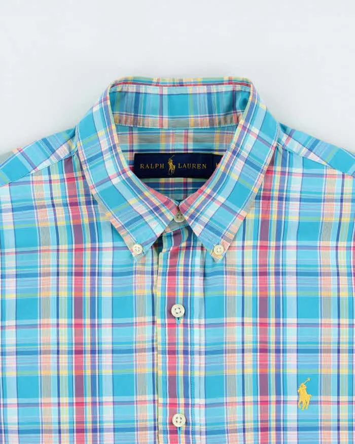 Vintage Ralph Lauren Plaid Classic Fit Long Sleeve Shirt - M sold by Rokit product image thumbnail 5