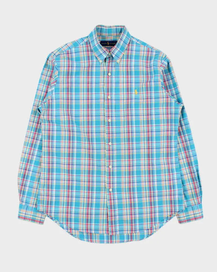 Vintage Ralph Lauren Plaid Classic Fit Long Sleeve Shirt - M sold by Rokit