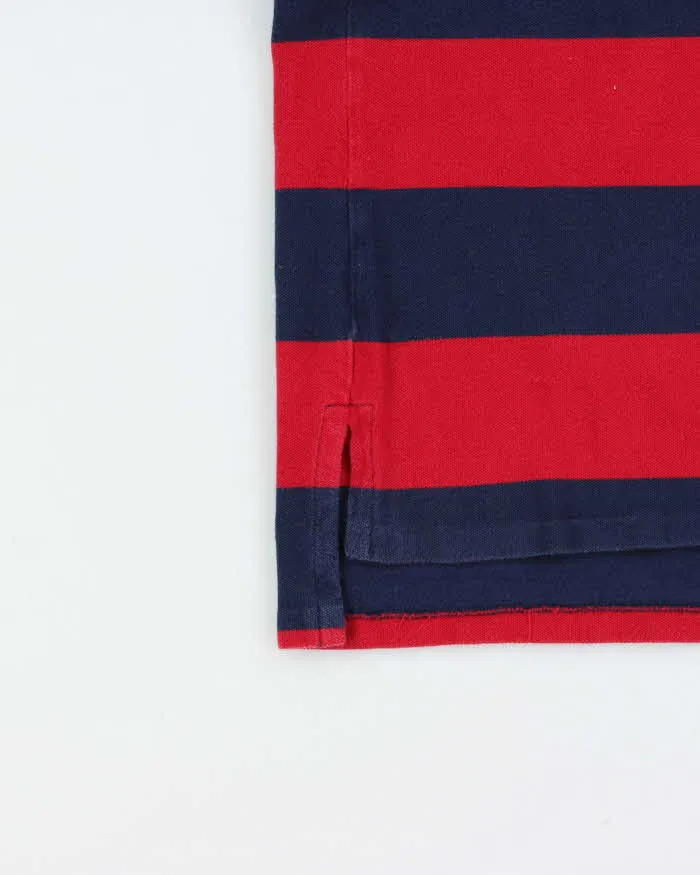 Vintage Polo Ralph Lauren Striped Custom Fit Short Sleeve Polo Shirt - M sold by Rokit product image thumbnail 4
