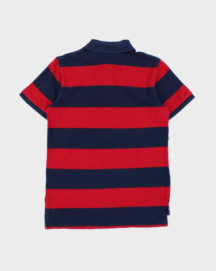 Vintage Polo Ralph Lauren Striped Custom Fit Short Sleeve Polo Shirt - M sold by Rokit product image thumbnail 2