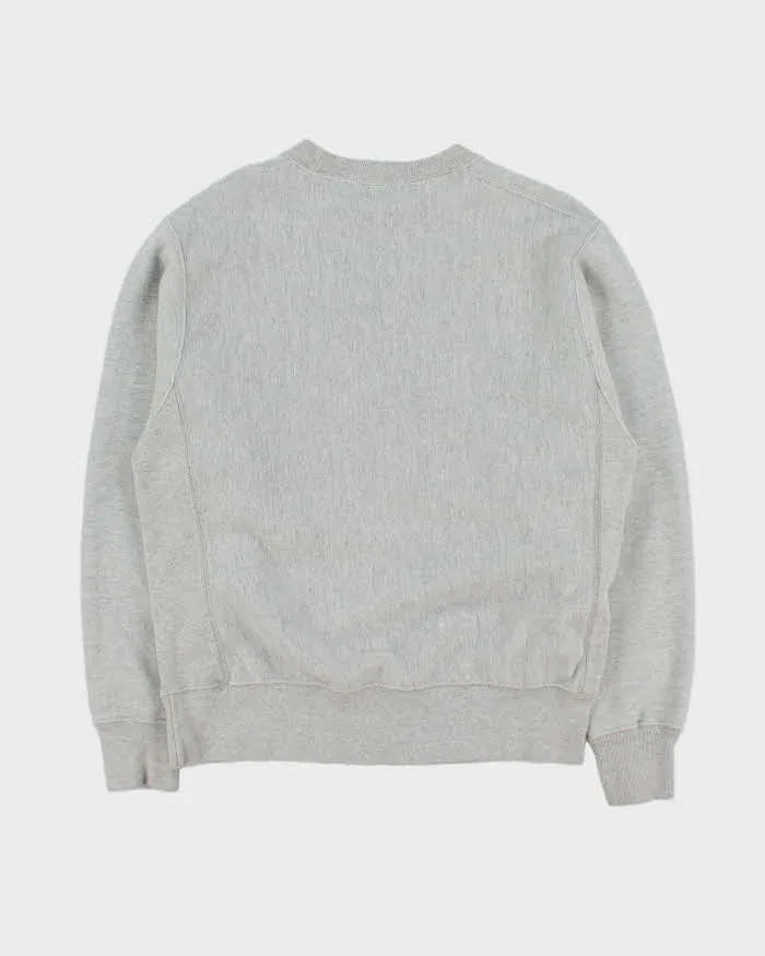 Vintage Champion Marl Grey Reverse Weave Heavyweight Crewneck Sweatshirt - M sold by Rokit product image thumbnail 2