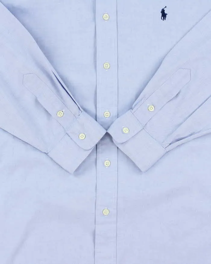 Vintage Y2K 00s Ralph Lauren Blake Chambray Long Sleeve Shirt - M sold by Rokit product image thumbnail 4