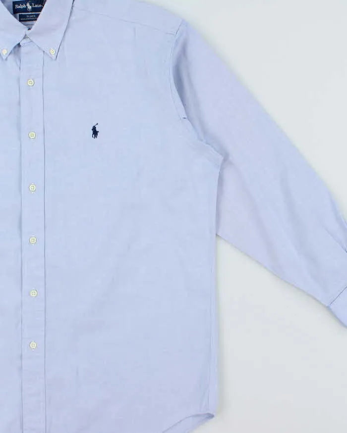 Vintage Y2K 00s Ralph Lauren Blake Chambray Long Sleeve Shirt - M sold by Rokit product image thumbnail 3