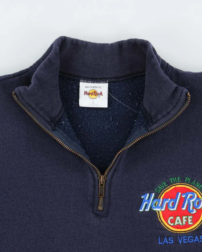 Vintage 1990s Hard Rock Cafe Las Vegas Heavyweight Quarter-Zip Sweatshirt - L sold by Rokit product image thumbnail 5