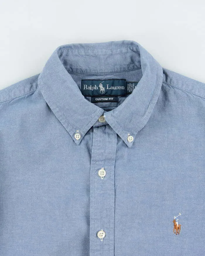 Vintage 1990s Ralph Lauren Long Sleeve Denim Shirt - M sold by Rokit product image thumbnail 5