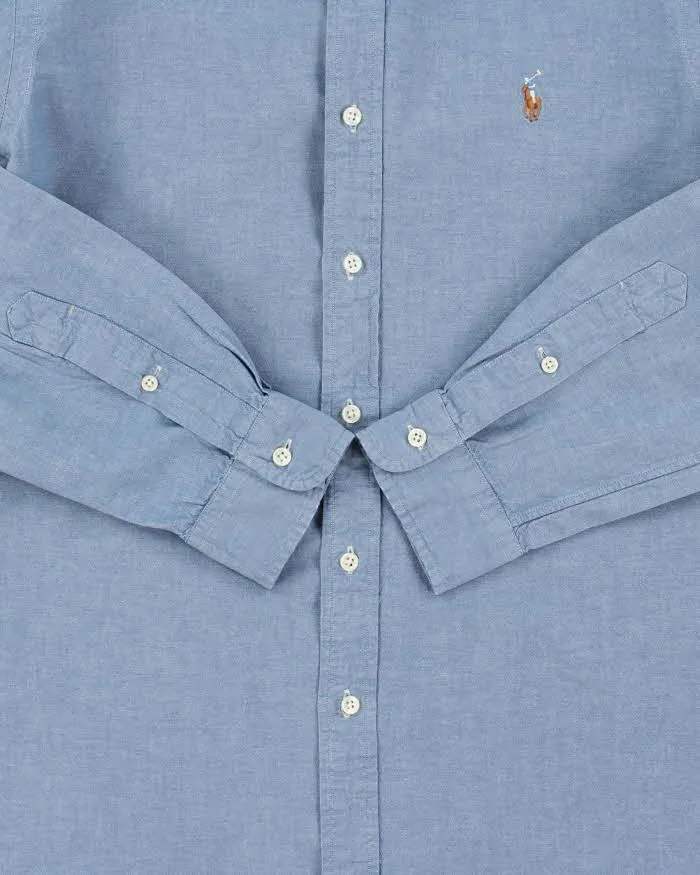 Vintage 1990s Ralph Lauren Long Sleeve Denim Shirt - M sold by Rokit product image thumbnail 4