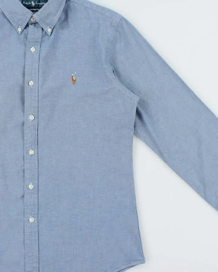 Vintage 1990s Ralph Lauren Long Sleeve Denim Shirt - M sold by Rokit product image thumbnail 3