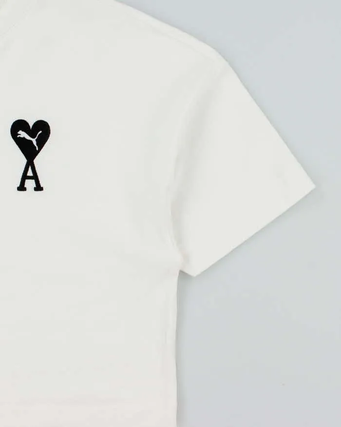2022 Puma x Ami Women's Heavyweight Cropped Crewneck T-Shirt - M sold by Rokit product image thumbnail 3