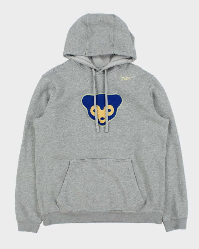 2020 Nike x Cooperstown Collection Chicago Cubs Patch Marl Grey Pullover Hoodie - L sold by Rokit