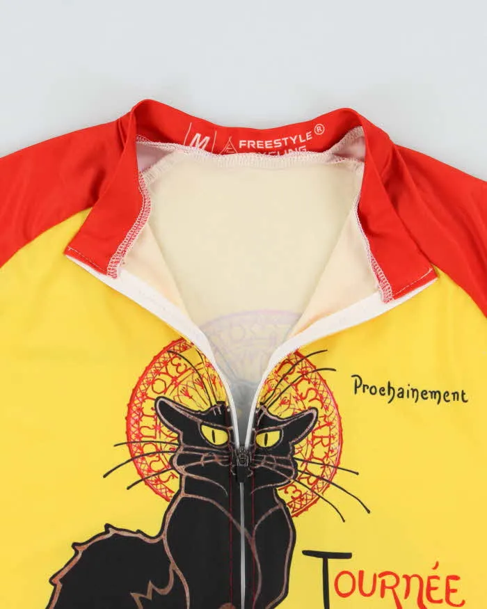 Vintage Freestyle Cycling Tournee Du Chat Noir Full-Zip Cycling Jersey - M sold by Rokit product image thumbnail 5