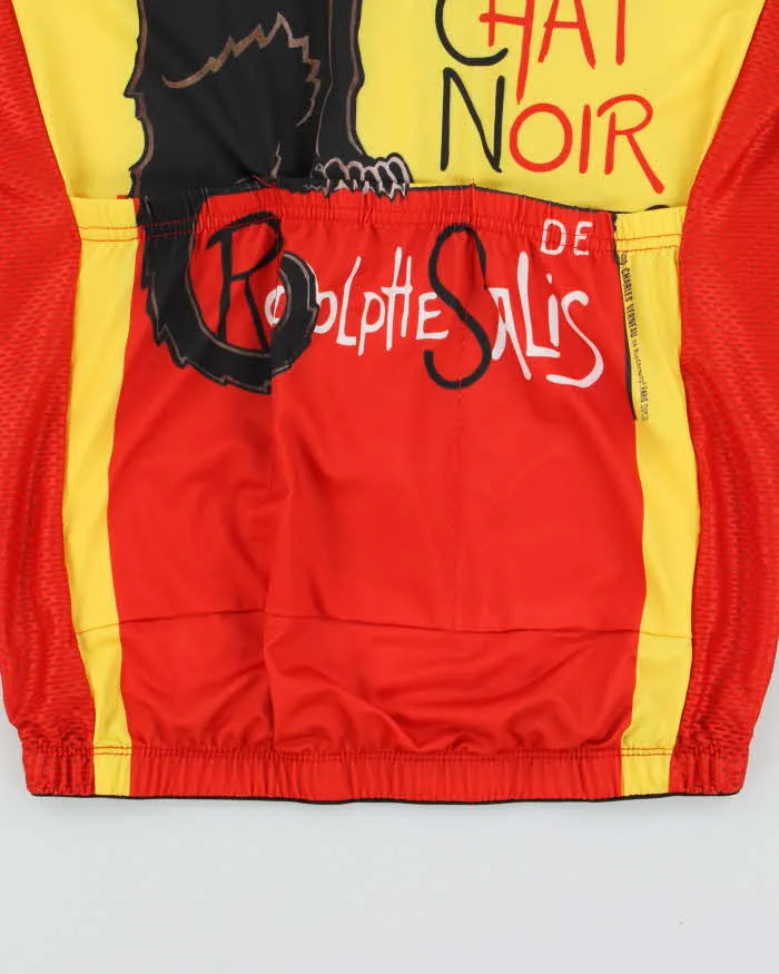 Vintage Freestyle Cycling Tournee Du Chat Noir Full-Zip Cycling Jersey - M sold by Rokit product image thumbnail 4