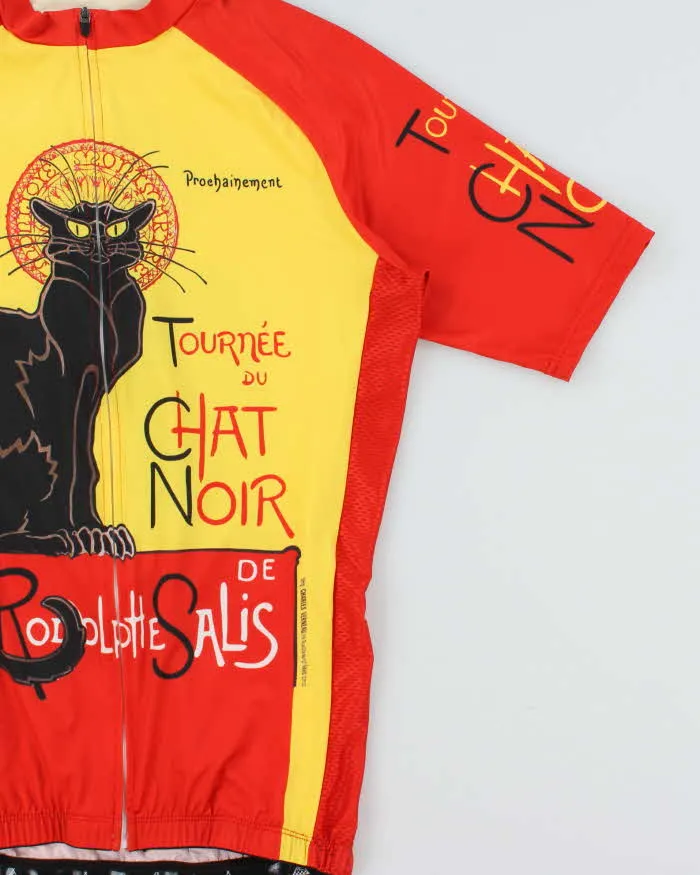 Vintage Freestyle Cycling Tournee Du Chat Noir Full-Zip Cycling Jersey - M sold by Rokit product image thumbnail 3