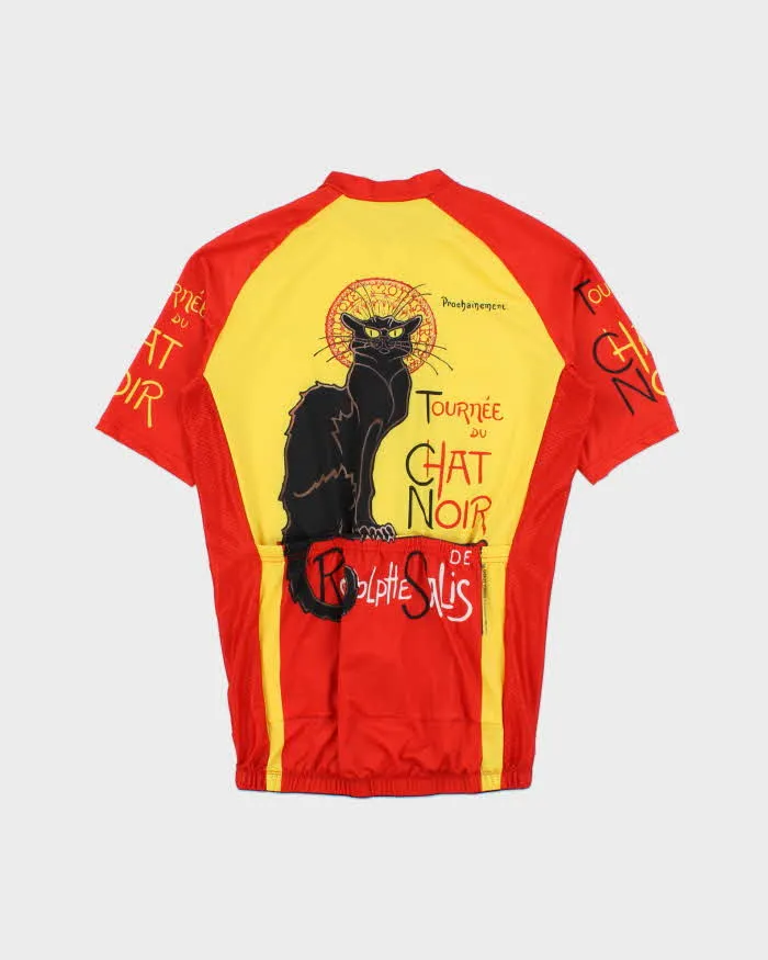 Vintage Freestyle Cycling Tournee Du Chat Noir Full-Zip Cycling Jersey - M sold by Rokit product image thumbnail 2