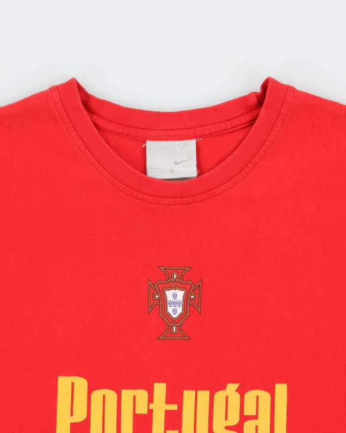 Vintage 2002 Y2K Nike Portugal Futebol #9 Pauleta Heavyweight Crewneck T-Shirt - S sold by Rokit product image thumbnail 5