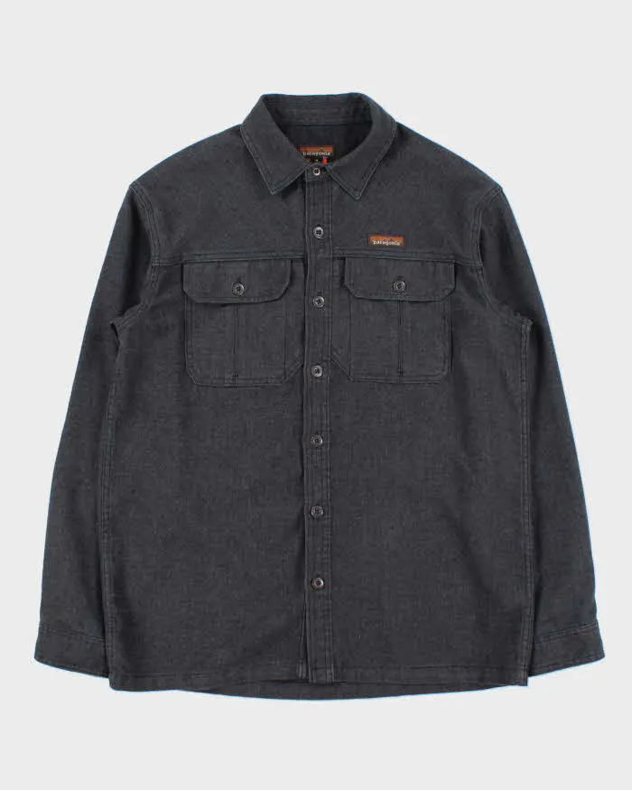 SP22 Patagonia Heavyweight Recycled Hemp Long Sleeve Denim Workwear Shirt - M sold by Rokit