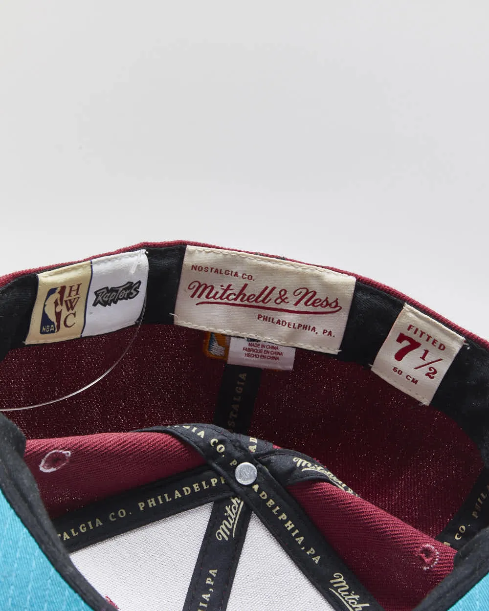 Mitchell & Ness x Hardwood Classics Toronto Raptors 50th Anniversary Fitted Cap - 7 1/2 sold by Rokit product image thumbnail 4