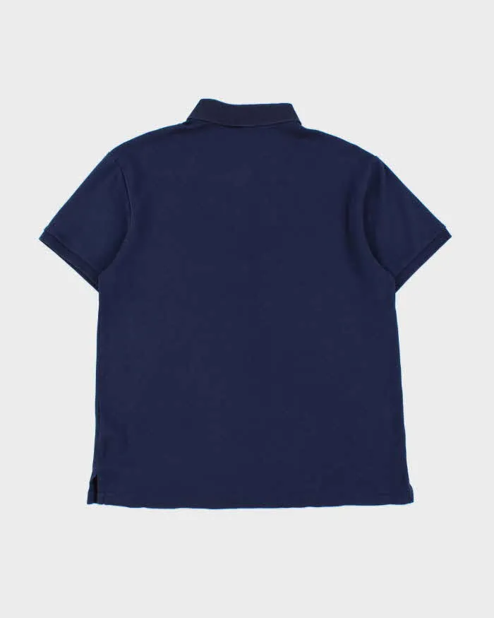 Vintage Polo Ralph Lauren Navy Custom Slim Fit Short Sleeve Polo Shirt - M sold by Rokit product image thumbnail 2