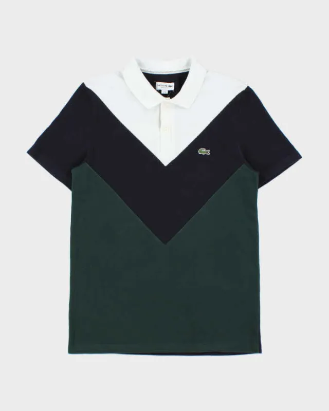 Vintage Lacoste Classic Croc Colour Block Regular Fit Short Sleeve Polo Shirt - M made by Lacoste