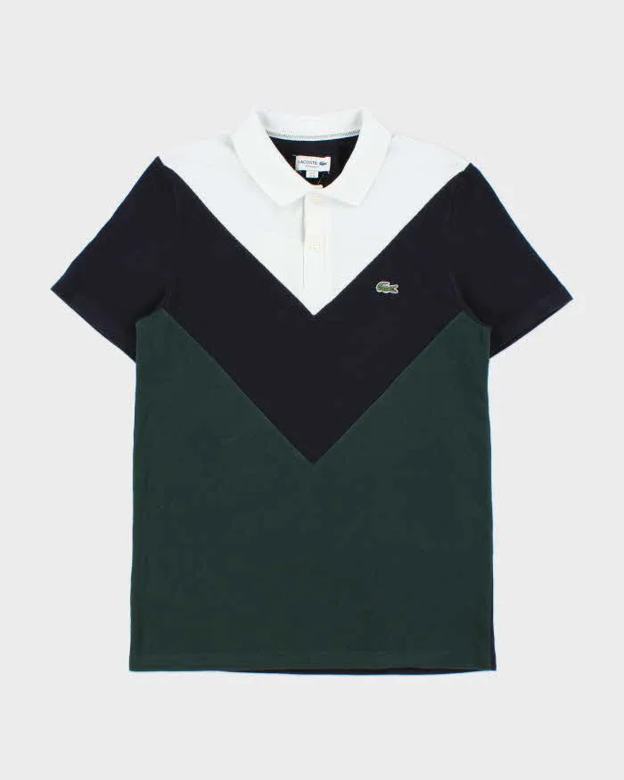 Vintage Lacoste Classic Croc Colour Block Regular Fit Short Sleeve Polo Shirt - M sold by Rokit