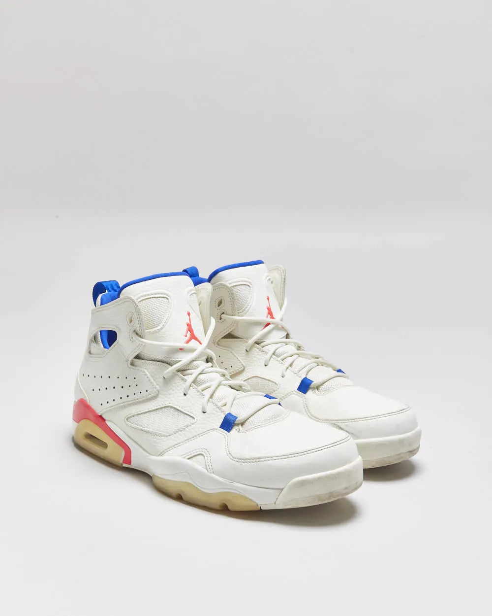 2017 Nike Air Jordan Flight Club 1991 Ultramarine Leather High Top Trainers - UK8.5 sold by Rokit
