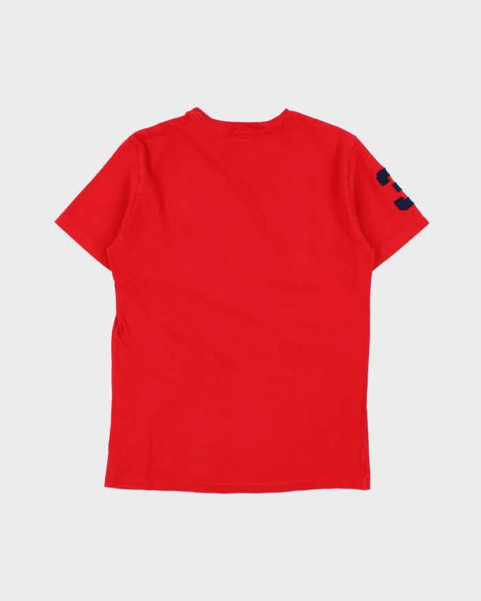 Vintage Y2K 00s Polo Ralph Lauren USA Large Pony 3 Heavyweight Crewneck T-Shirt - S sold by Rokit product image thumbnail 2