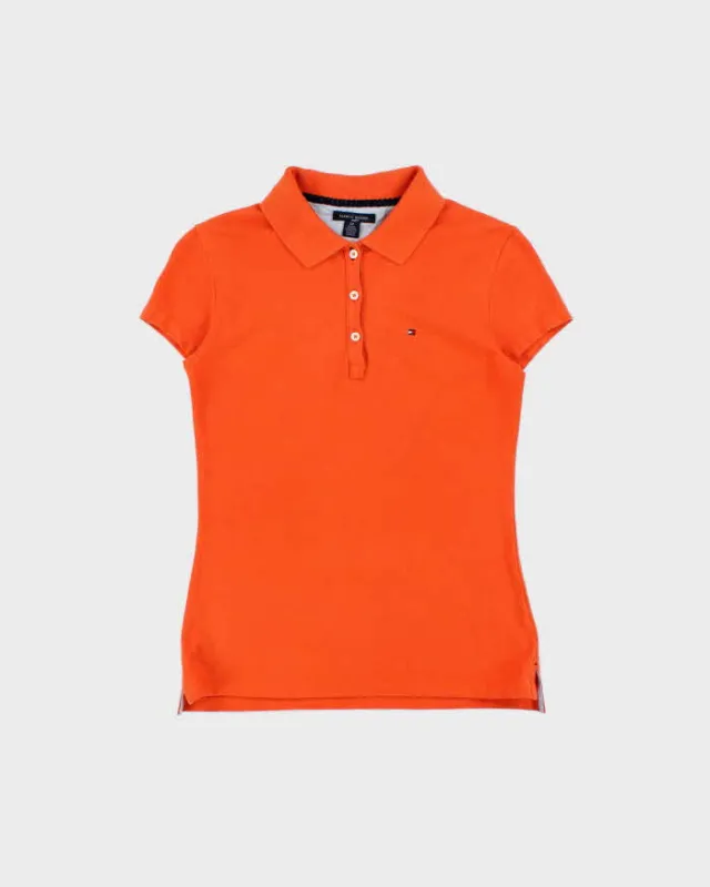 Vintage Y2K 00s Tommy Hilfiger Women's Short Sleeve Polo Shirt - S made by Tommy Hilfiger
