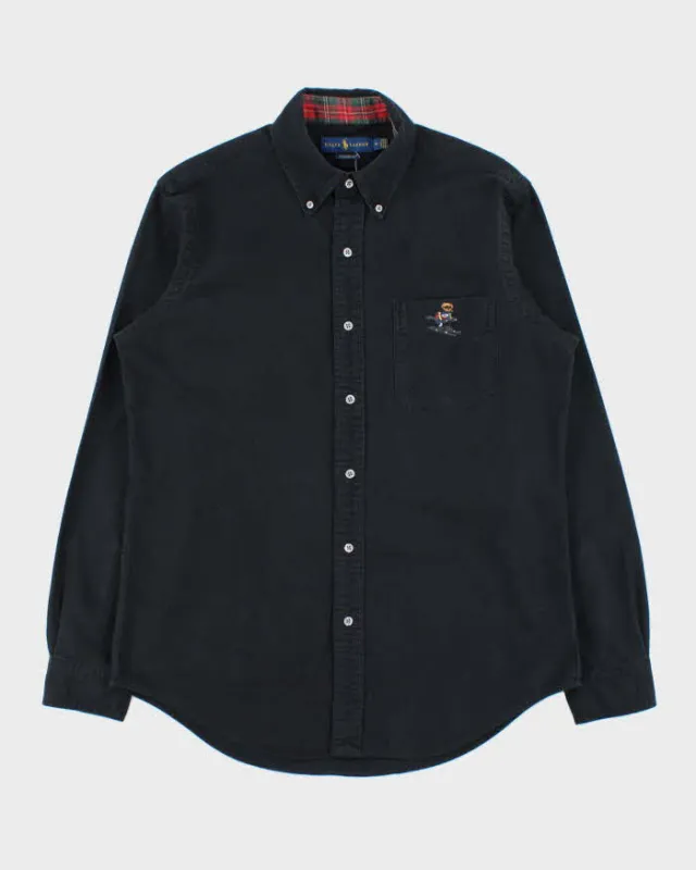 Vintage Ralph Lauren Polo Bear Ski Brushed Cotton Classic Fit Long Sleeve Shirt - M made by Ralph Lauren