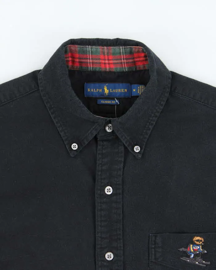 Vintage Ralph Lauren Polo Bear Ski Brushed Cotton Classic Fit Long Sleeve Shirt - M sold by Rokit product image thumbnail 5