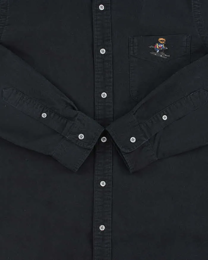 Vintage Ralph Lauren Polo Bear Ski Brushed Cotton Classic Fit Long Sleeve Shirt - M sold by Rokit product image thumbnail 4