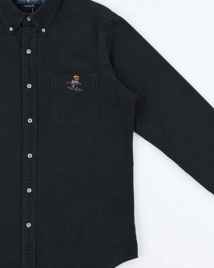 Vintage Ralph Lauren Polo Bear Ski Brushed Cotton Classic Fit Long Sleeve Shirt - M sold by Rokit product image thumbnail 3